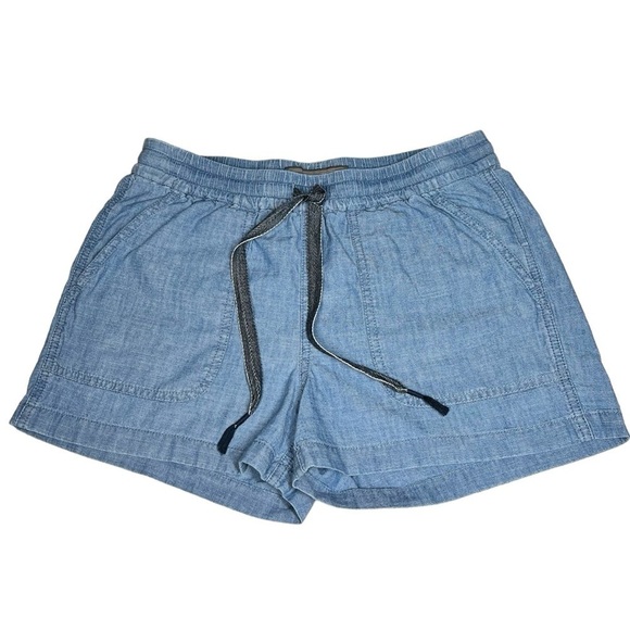 J. CREW Point Sur Seaside Chambray Drawstring Shorts Women's Size XS - Picture 7 of 16